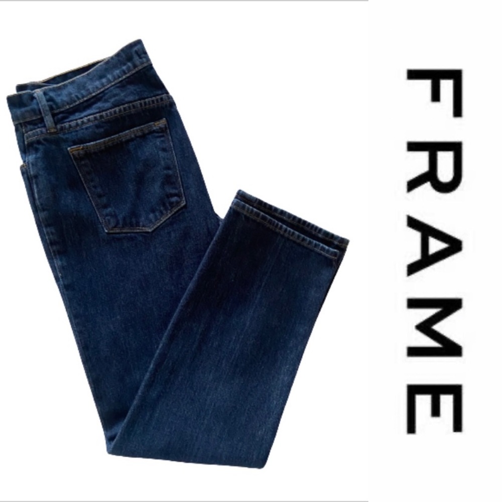 FRAME Le High cropped straight-leg jeans -Sz 28